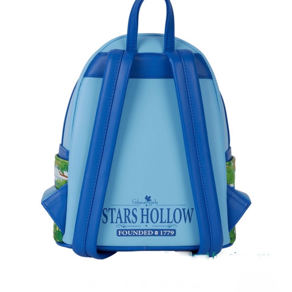 NWT Loungefly Gilmore Girls Stars Hollow Gazebo Mini Backpack - Picture 6 of 7
